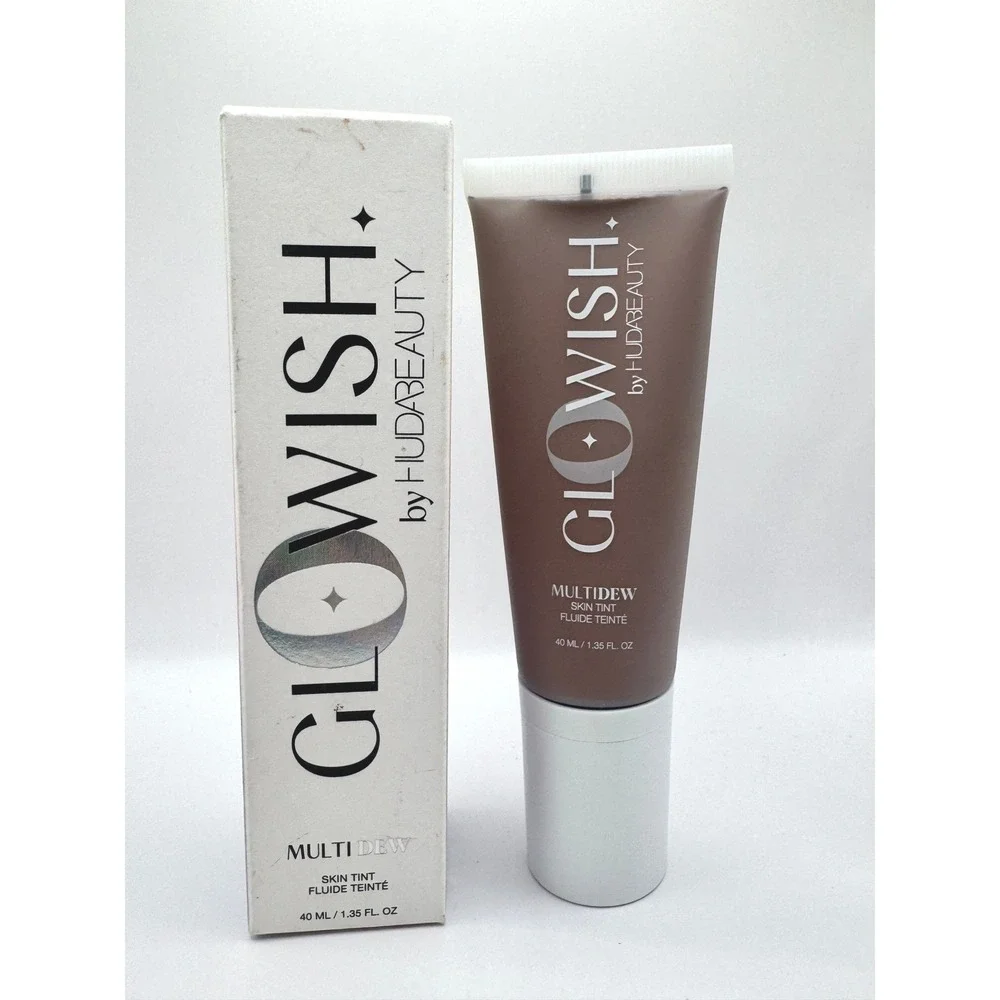 Huda Beauty GloWish Multidew Skin Tint 11 Deep NEW